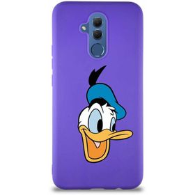 Printify Huawei Mate 20 Lite Soft Premier Kapak Donald Duck-A Tasarımlı Silikon Cep Telefonu Kılıfı