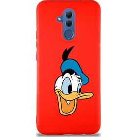 Printify Huawei Mate 20 Lite Soft Premier Kapak Donald Duck-A Tasarımlı Silikon Cep Telefonu Kılıfı