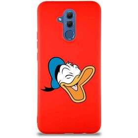 Printify Huawei Mate 20 Lite Soft Premier Kapak Donald Duck-E Tasarımlı Silikon Cep Telefonu Kılıfı