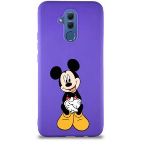 Printify Huawei Mate 20 Lite Soft Premier Kapak Mickey Mouse-A Tasarımlı Silikon Cep Telefonu Kılıfı