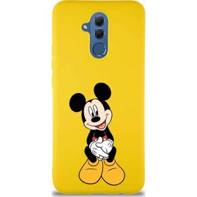 Printify Huawei Mate 20 Lite Soft Premier Kapak Mickey Mouse-A Tasarımlı Silikon Cep Telefonu Kılıfı