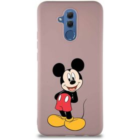 Printify Huawei Mate 20 Lite Soft Premier Kapak Mickey Mouse-B Tasarımlı Silikon Cep Telefonu Kılıfı