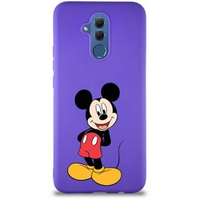 Printify Huawei Mate 20 Lite Soft Premier Kapak Mickey Mouse-B Tasarımlı Silikon Cep Telefonu Kılıfı