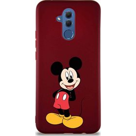 Printify Huawei Mate 20 Lite Soft Premier Kapak Mickey Mouse-B Tasarımlı Silikon Cep Telefonu Kılıfı