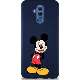 Printify Huawei Mate 20 Lite Soft Premier Kapak Mickey Mouse-B Tasarımlı Silikon Cep Telefonu Kılıfı