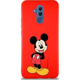 Printify Huawei Mate 20 Lite Soft Premier Kapak Mickey Mouse-B Tasarımlı Silikon Cep Telefonu Kılıfı