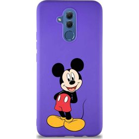 Printify Huawei Mate 20 Lite Soft Premier Kapak Mickey Mouse-B Tasarımlı Silikon Cep Telefonu Kılıfı
