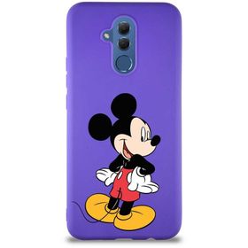 Printify Huawei Mate 20 Lite Soft Premier Kapak Mickey Mouse-d Tasarımlı Silikon Cep Telefonu Kılıfı