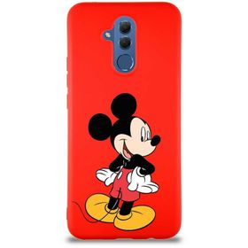 Printify Huawei Mate 20 Lite Soft Premier Kapak Mickey Mouse-d Tasarımlı Silikon Cep Telefonu Kılıfı