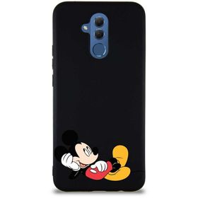 Printify Huawei Mate 20 Lite Soft Premier Kapak Mickey Mouse-F Tasarımlı Silikon Cep Telefonu Kılıfı
