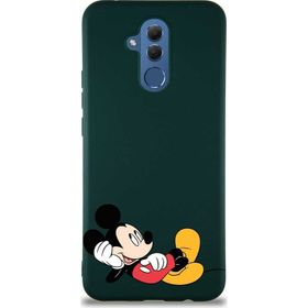 Printify Huawei Mate 20 Lite Soft Premier Kapak Mickey Mouse-F Tasarımlı Silikon Cep Telefonu Kılıfı