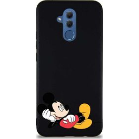 Printify Huawei Mate 20 Lite Soft Premier Kapak Mickey Mouse-F Tasarımlı Silikon Cep Telefonu Kılıfı