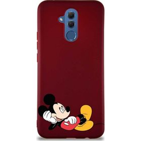 Printify Huawei Mate 20 Lite Soft Premier Kapak Mickey Mouse-F Tasarımlı Silikon Cep Telefonu Kılıfı