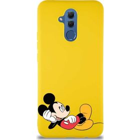 Printify Huawei Mate 20 Lite Soft Premier Kapak Mickey Mouse-F Tasarımlı Silikon Cep Telefonu Kılıfı