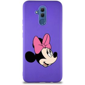 Printify Huawei Mate 20 Lite Soft Premier Kapak Minnie Mouse-A Tasarımlı Silikon Cep Telefonu Kılıfı