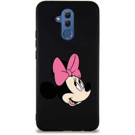 Printify Huawei Mate 20 Lite Soft Premier Kapak Minnie Mouse-A Tasarımlı Silikon Cep Telefonu Kılıfı