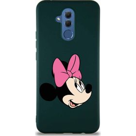 Printify Huawei Mate 20 Lite Soft Premier Kapak Minnie Mouse-A Tasarımlı Silikon Cep Telefonu Kılıfı