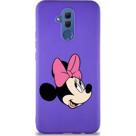 Printify Huawei Mate 20 Lite Soft Premier Kapak Minnie Mouse-A Tasarımlı Silikon Cep Telefonu Kılıfı