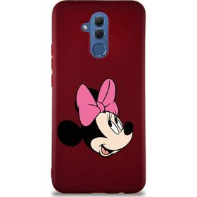 Printify Huawei Mate 20 Lite Soft Premier Kapak Minnie Mouse-A Tasarımlı Silikon Cep Telefonu Kılıfı