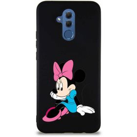 Printify Huawei Mate 20 Lite Soft Premier Kapak Minnie Mouse-E Tasarımlı Silikon Cep Telefonu Kılıfı
