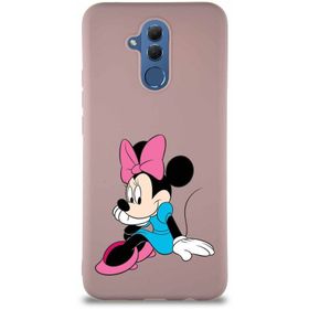 Printify Huawei Mate 20 Lite Soft Premier Kapak Minnie Mouse-E Tasarımlı Silikon Cep Telefonu Kılıfı