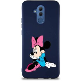 Printify Huawei Mate 20 Lite Soft Premier Kapak Minnie Mouse-E Tasarımlı Silikon Cep Telefonu Kılıfı