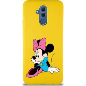 Printify Huawei Mate 20 Lite Soft Premier Kapak Minnie Mouse-E Tasarımlı Silikon Cep Telefonu Kılıfı