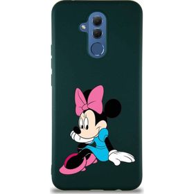 Printify Huawei Mate 20 Lite Soft Premier Kapak Minnie Mouse-E Tasarımlı Silikon Cep Telefonu Kılıfı