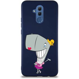 Printify Huawei Mate 20 Lite Soft Premier Kapak Pearl Yengeç Tasarımlı Silikon Cep Telefonu Kılıfı