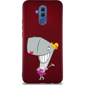 Printify Huawei Mate 20 Lite Soft Premier Kapak Pearl Yengeç Tasarımlı Silikon Cep Telefonu Kılıfı