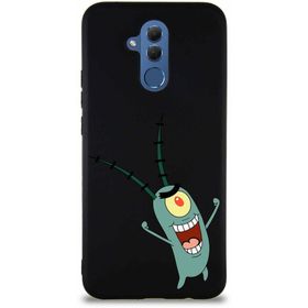 Printify Huawei Mate 20 Lite Soft Premier Kapak Plankton Tasarımlı Silikon Cep Telefonu Kılıfı