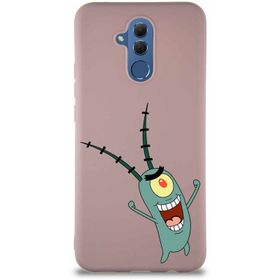 Printify Huawei Mate 20 Lite Soft Premier Kapak Plankton Tasarımlı Silikon Cep Telefonu Kılıfı