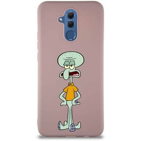 Printify Huawei Mate 20 Lite Soft Premier Kapak Squidward Dokunaç Tasarımlı Silikon Cep Telefonu Kılıfı