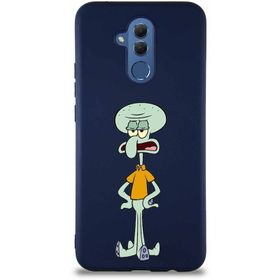 Printify Huawei Mate 20 Lite Soft Premier Kapak Squidward Dokunaç Tasarımlı Silikon Cep Telefonu Kılıfı