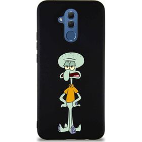 Printify Huawei Mate 20 Lite Soft Premier Kapak Squidward Dokunaç Tasarımlı Silikon Cep Telefonu Kılıfı