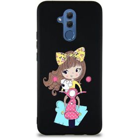 Printify Huawei Mate 20 Lite Soft Premier Kapak Vespagirl Tasarımlı Silikon Cep Telefonu Kılıfı