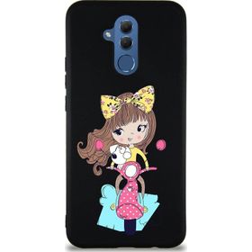 Printify Huawei Mate 20 Lite Soft Premier Kapak Vespagirl Tasarımlı Silikon Cep Telefonu Kılıfı
