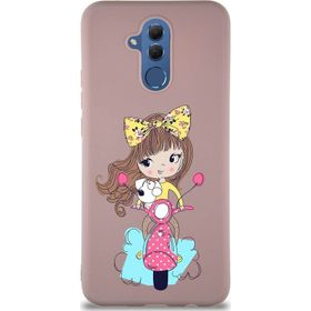 Printify Huawei Mate 20 Lite Soft Premier Kapak Vespagirl Tasarımlı Silikon Cep Telefonu Kılıfı