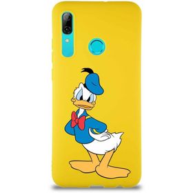 Printify Huawei P Smart 2019 Soft Premier Kapak Donald Duck-D Tasarımlı Silikon Cep Telefonu Kılıfı