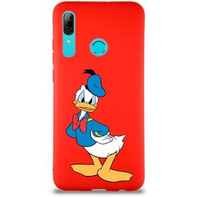 Printify Huawei P Smart 2019 Soft Premier Kapak Donald Duck-D Tasarımlı Silikon Cep Telefonu Kılıfı