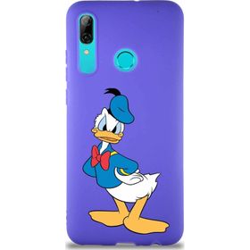 Printify Huawei P Smart 2019 Soft Premier Kapak Donald Duck-D Tasarımlı Silikon Cep Telefonu Kılıfı