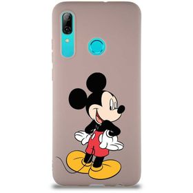 Printify Huawei P Smart 2019 Soft Premier Kapak Mickey Mouse-D Tasarımlı Silikon Cep Telefonu Kılıfı