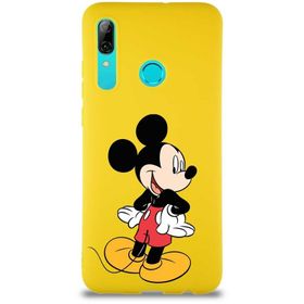 Printify Huawei P Smart 2019 Soft Premier Kapak Mickey Mouse-D Tasarımlı Silikon Cep Telefonu Kılıfı