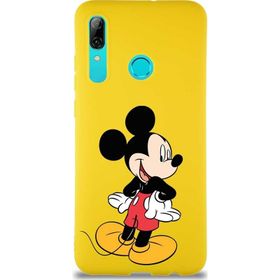 Printify Huawei P Smart 2019 Soft Premier Kapak Mickey Mouse-D Tasarımlı Silikon Cep Telefonu Kılıfı