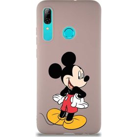 Printify Huawei P Smart 2019 Soft Premier Kapak Mickey Mouse-D Tasarımlı Silikon Cep Telefonu Kılıfı