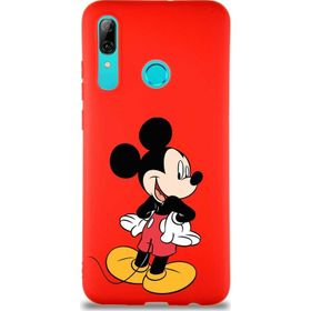 Printify Huawei P Smart 2019 Soft Premier Kapak Mickey Mouse-D Tasarımlı Silikon Cep Telefonu Kılıfı
