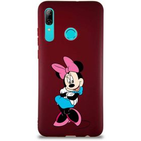 Printify Huawei P Smart 2019 Soft Premier Kapak Minnie Mouse-D Tasarımlı Silikon Cep Telefonu Kılıfı