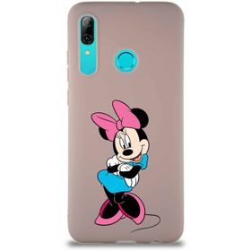 Printify Huawei P Smart 2019 Soft Premier Kapak Minnie Mouse-D Tasarımlı Silikon Cep Telefonu Kılıfı