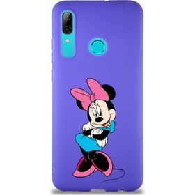 Printify Huawei P Smart 2019 Soft Premier Kapak Minnie Mouse-D Tasarımlı Silikon Cep Telefonu Kılıfı