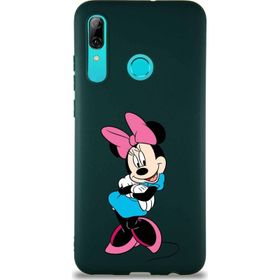 Printify Huawei P Smart 2019 Soft Premier Kapak Minnie Mouse-D Tasarımlı Silikon Cep Telefonu Kılıfı